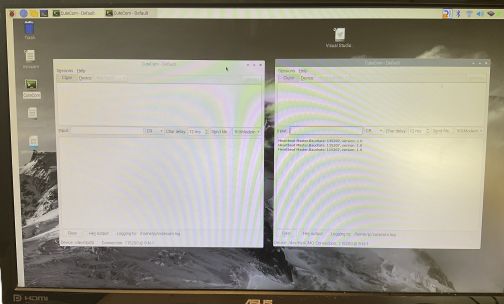 Serial interface and diagnostic monitor on Master Pico